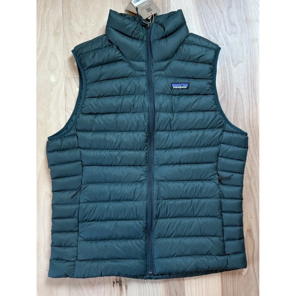 Patagonia Men's Down Sweater Vest Cascade Green Size M NWT Lightweight Puffer